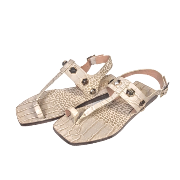 Vince Camuto Dailette Gladiator Sandal toe loop flip flop thong Summer flats - Picture 5 of 9
